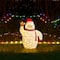 Glitzhome® 42"H Lighted Christmas 3D Fabric Yeti Outdoor Decor